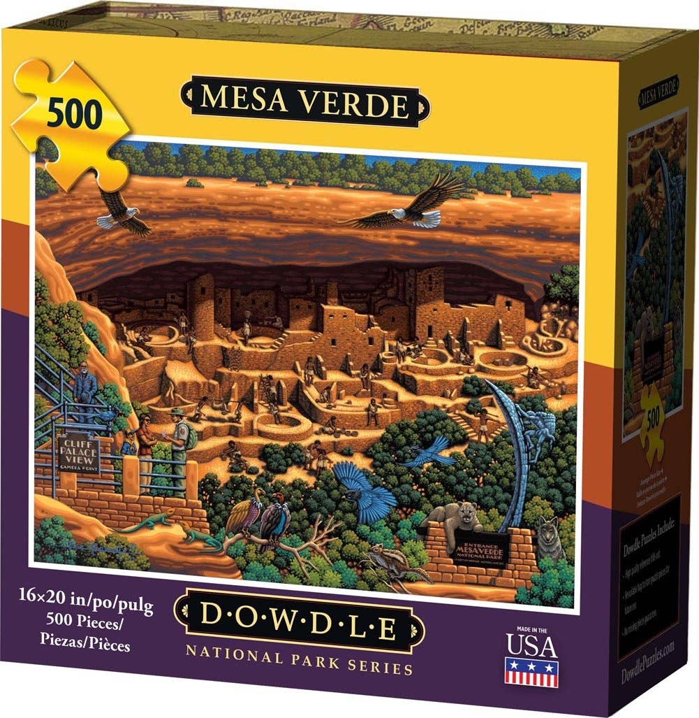 Boardwalk Puzzle Company - Wholesale Puzzle - Adult - Mesa Verde National Park - 500 Piece