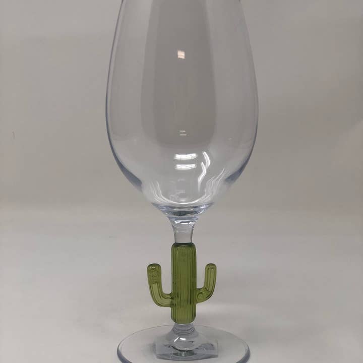 Colorful Cactus Stem Tritan Wine Glass for wholesale by LeadingWare