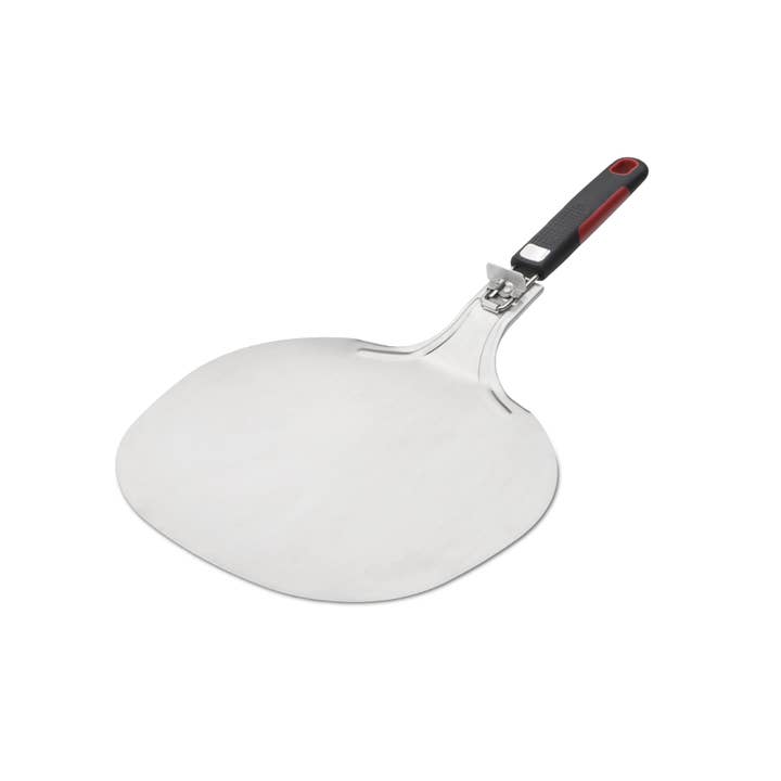 Karl Weis - Vendita all'ingrosso Spatole - Paletta per pizza rotonda con manico pieghevole1