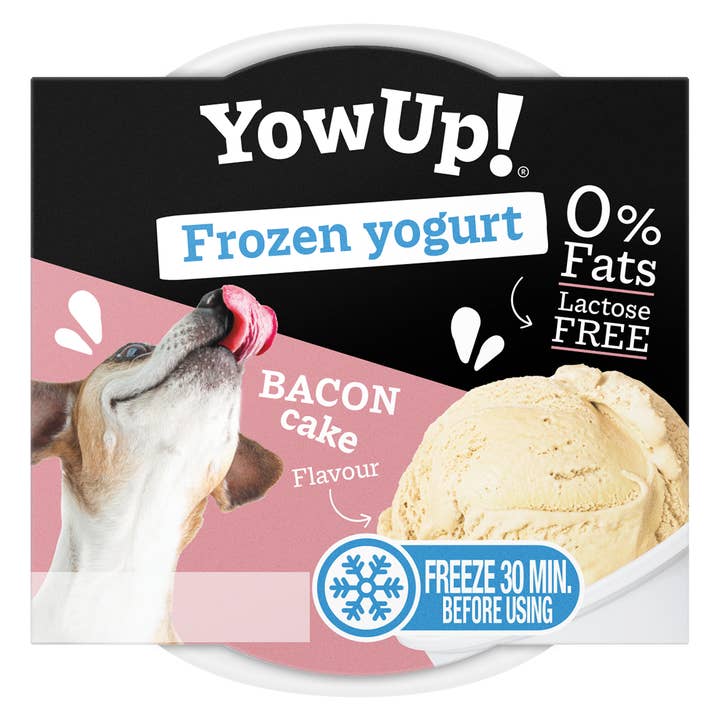 YowUp! Frozen Yogurt Bacon Cake for wholesale by Hofman Animal Care