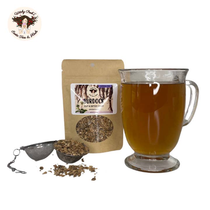 Witchy Pooh's Exotic Teas & Herbs - Wholesale Loose Tea - Witchy Pooh's Burdock Root Tea - Cut and Sifted19