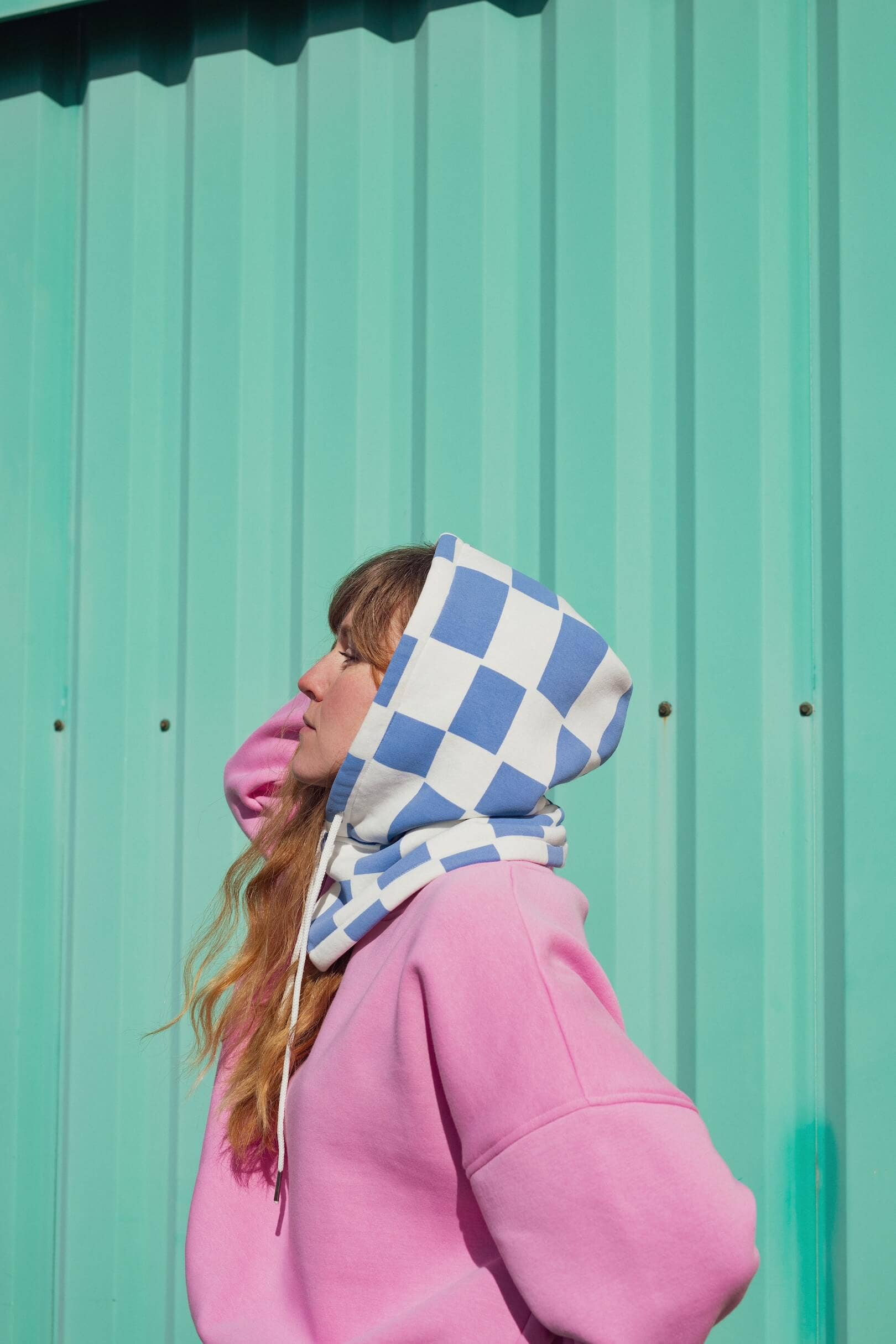 Ayuna - Wholesale Hoodie - Women's - Women's Cotton Sweatshirt - Prism Pink2