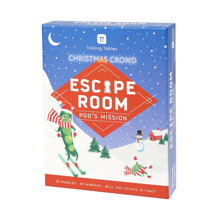 Christmas Escape Room - Pea Edition for wholesale by Talking Tables UK