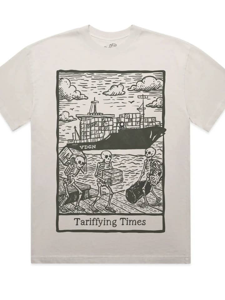 Tariffying Times Tee for wholesale by Vardagen