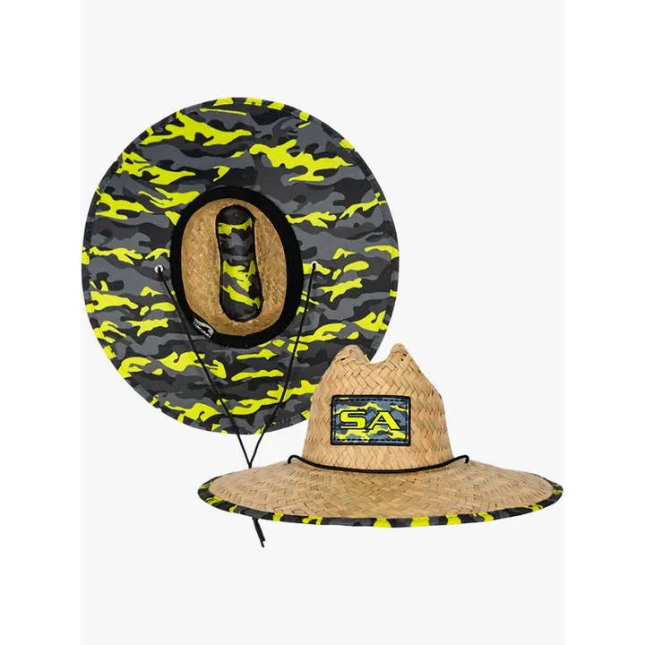Soul of Adventure - Vendita all'ingrosso Cappello di paglia - Unisex - Cappello di Paglia Classico / Cappello da Bagnino – Ampia Tesa UPF 50+15