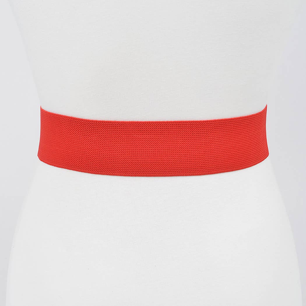 3AM BY H&D ACCESSORIES - Wholesale Belt - Women's - OO Rhinestone Buckle Plus Size Elastic Belt5