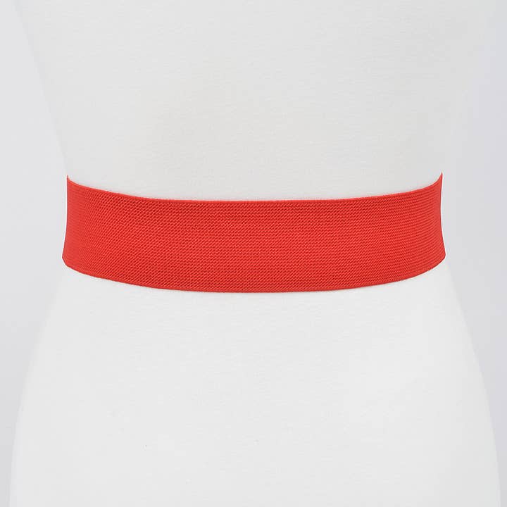 3AM BY H&D ACCESSORIES - Wholesale Belt - Women's - OO Rhinestone Buckle Plus Size Elastic Belt5