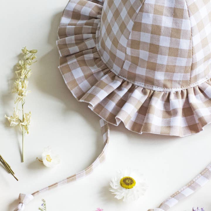 Milk Teeth Clothing - Wholesale Sun Hat - Kids - Baby & Toddler Frill Sun Hat