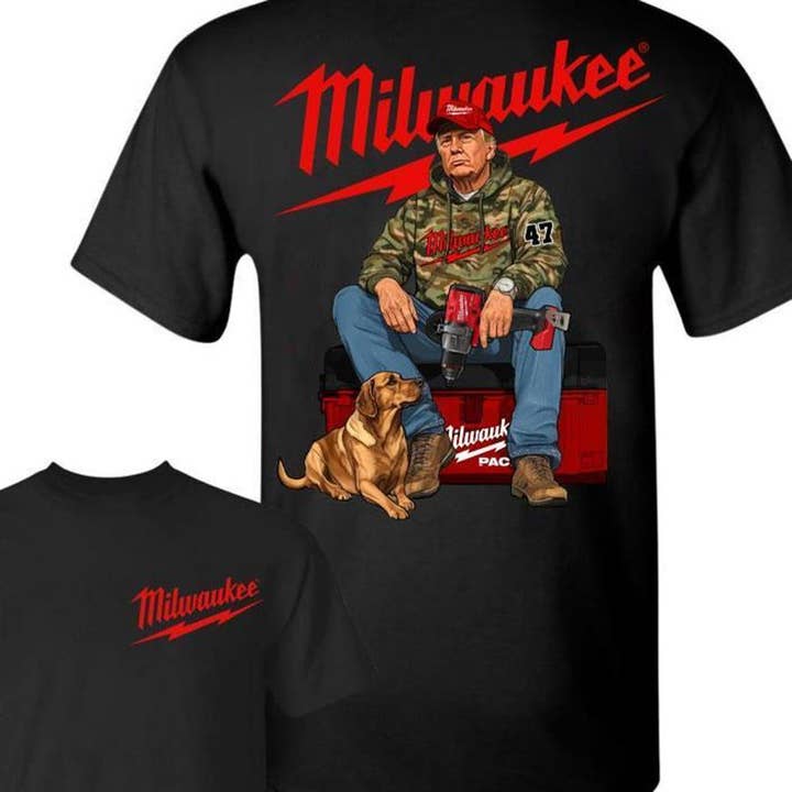 TheKingShirt - Wholesale Graphic Sweatshirt - Women's - Trump Hunter Milwaukee T-Shirt Dog Hunting Outdoor Sweater4
