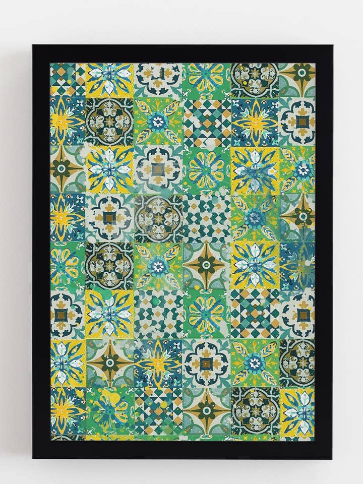 Caraïben tegel muur kunst print voor wholesale door We Love Prints