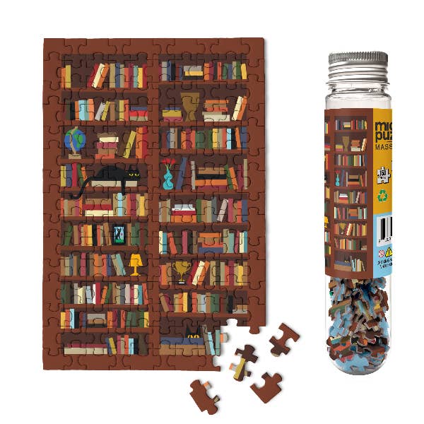 Bookcase Mini jigsaw puzzle teacher appreciation gift  and other Purchase Wholesale puzzle. Free Returns & Net 60 Terms on Faire trending on Faire.