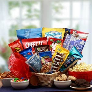 Favorite Snacks Gift Basket for wholesale by Gift Basket Drop Shipping