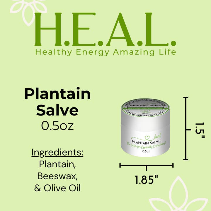 Healthy Energy Amazing Life - Wholesale Healing Salve/Balm/Cream - Plantain Salves9