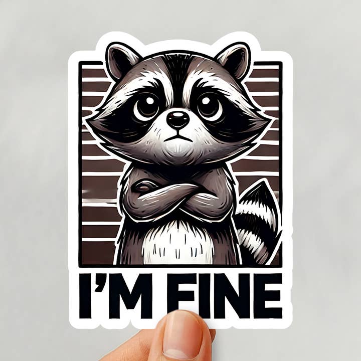 Jag mår bra rolig dekal klistermärke för wholesale av Happy Mail Wholesale