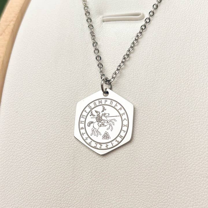 Sleipnir - Wikingerpferd-Halskette mit 8 Beinen - Edelstahl für den Großhandel von Arthousefern