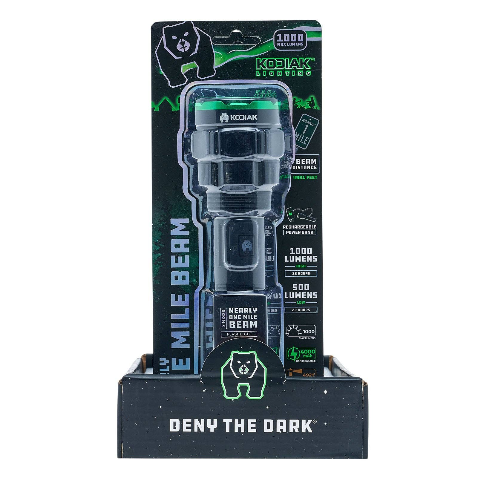 LitezAll - Wholesale Flashlight - Kodiak® Nearly 1 Mile Beam Tactical Flashlight18