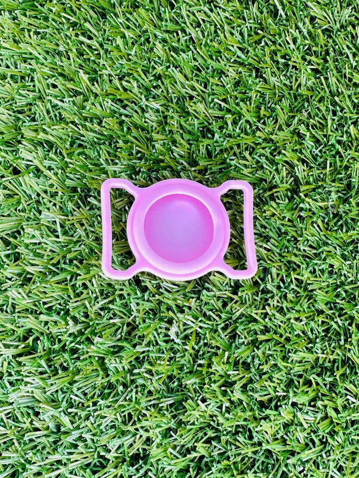 Airtag Holder - Harness Or Collar Mounted - Pink for wholesale by Bosco & Co