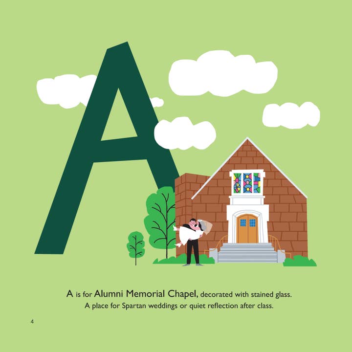 Collegiate ABCs - Wholesale Preschool Book (3-5) - Michigan State University A to Z - Officially Licensed1