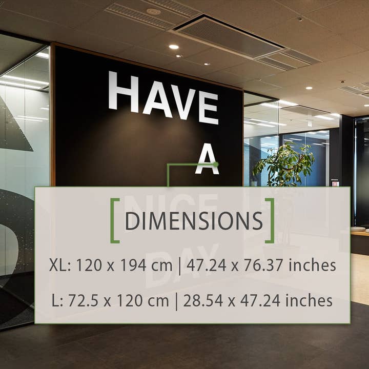 Tenha um bom dia, arte de parede de escritório, decoração de escritório por atacado de KUARKI