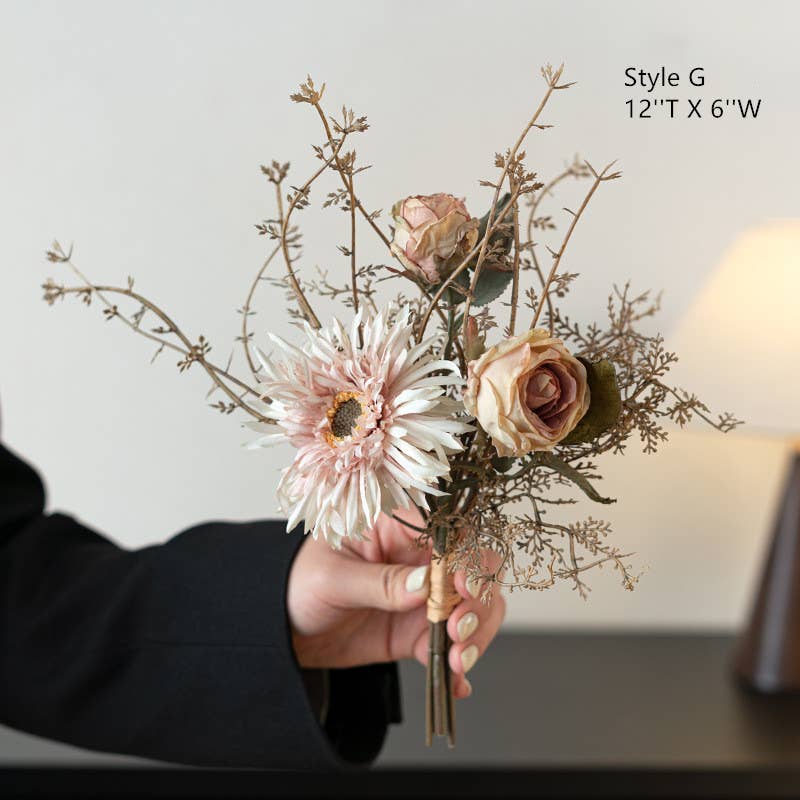 Sweet Home Deco - Wholesale Artificial Flowers - Special Designed Faux Floral Bouquet, Wedding/Vase Bouquets7