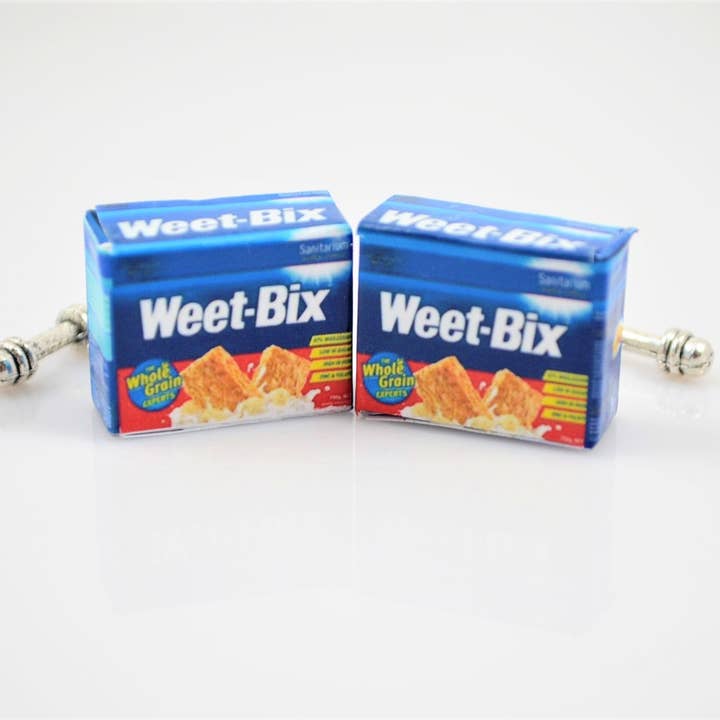 Weet Bix cufflinks for wholesale by Cheeky Little Monkeys Jewellery