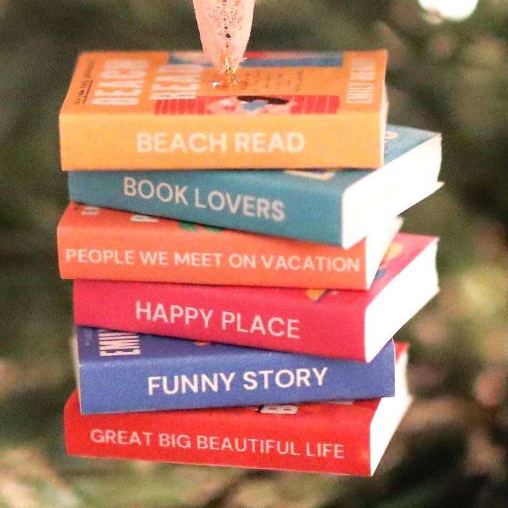 Ornamento de Mini Pilha de Livros de Emily Henry por atacado de The Sticker Shop