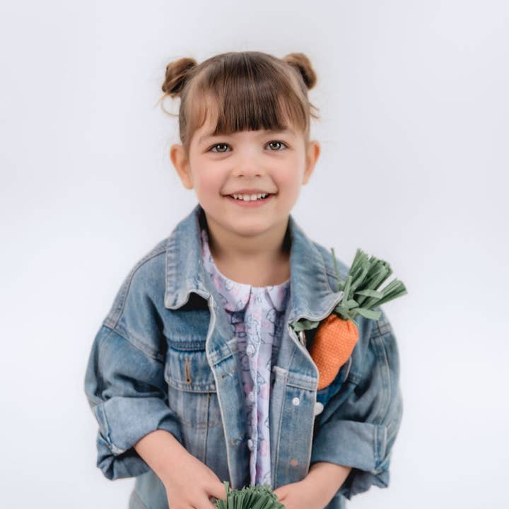 Hippie Jean Jacket | Blue for wholesale by Princess and Papa
