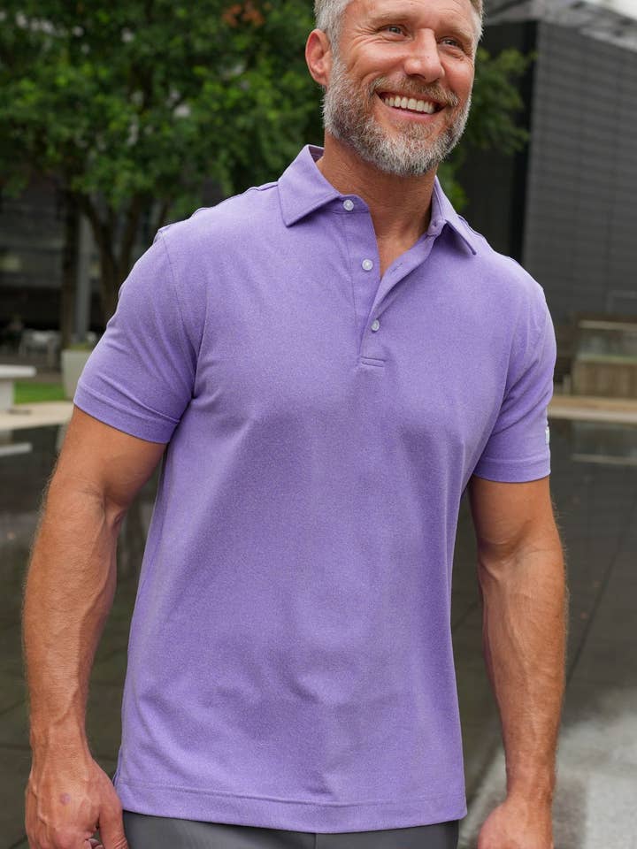 USA Palm - Wholesale Polo - Men's - Heathered Polo75