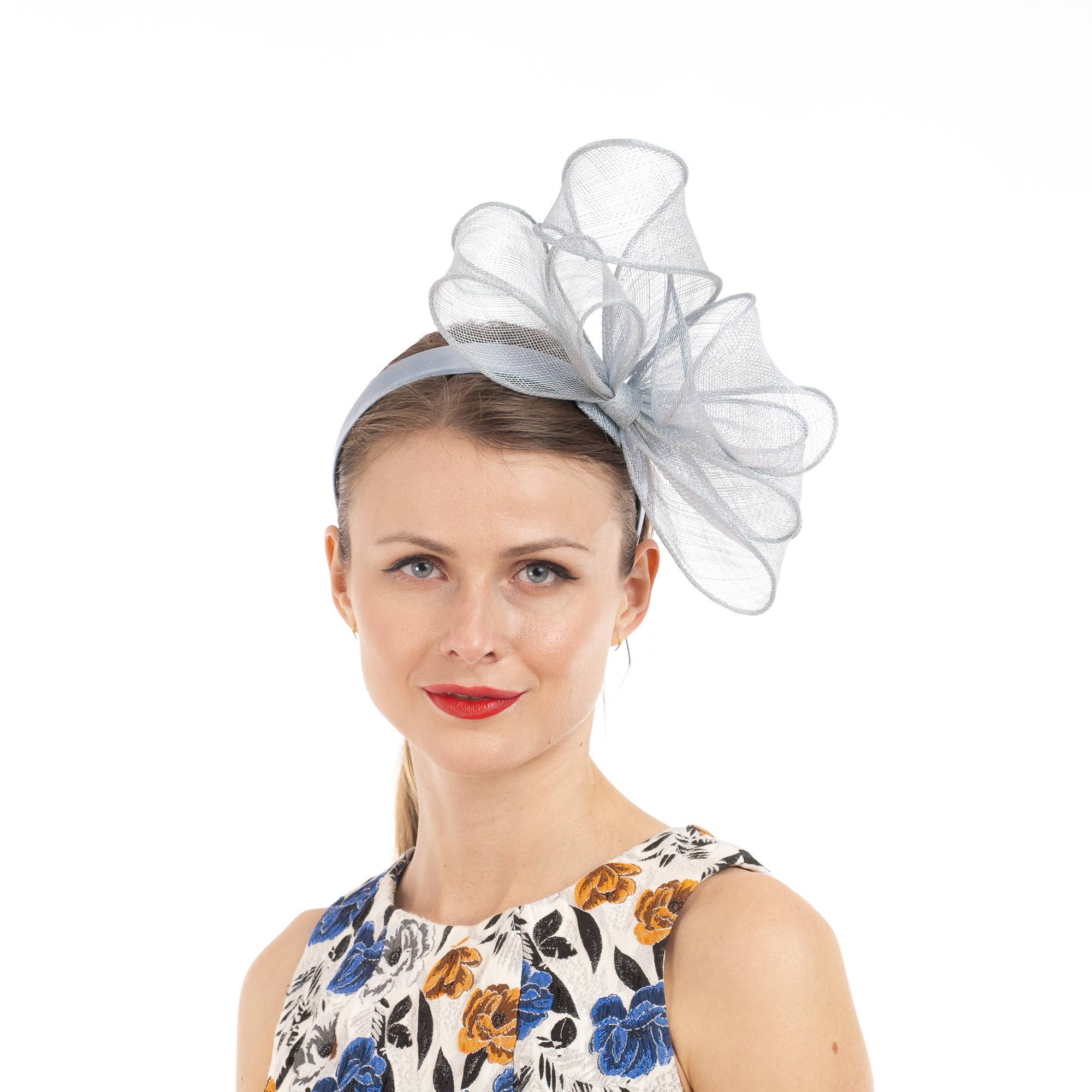 KaKyCo – wholesale Fascinator-hatt - Dam – Sinamay-loopfascinator på 2,5 cm hårband | 5938H2