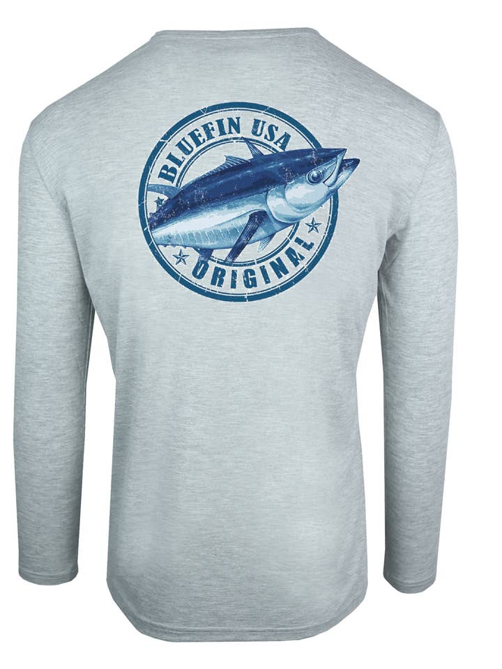 Camiseta técnica Vintage Tuna Stamp para venta al por mayor de Bluefin USA
