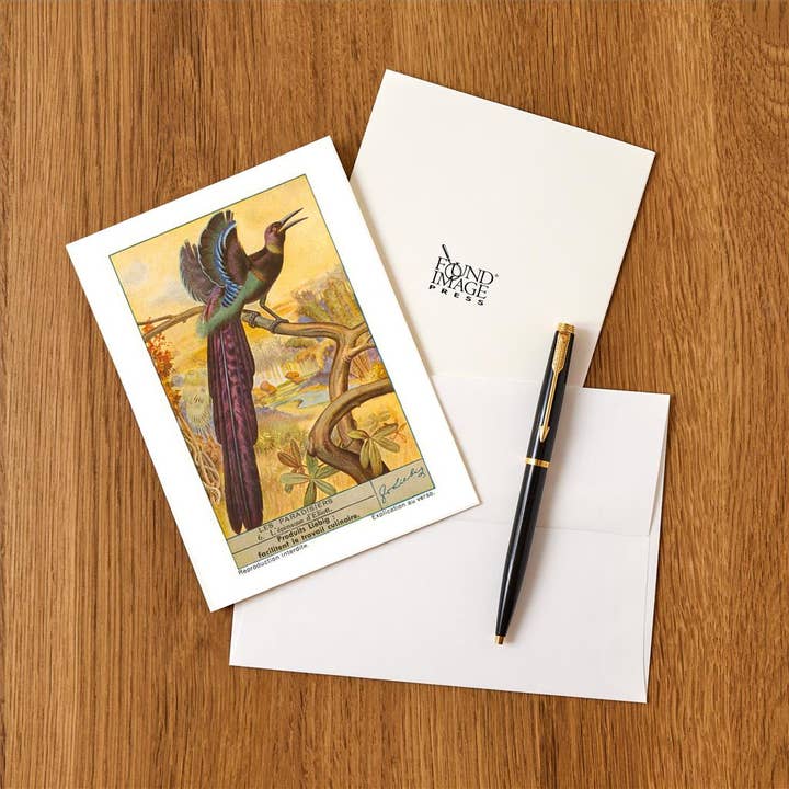 Found Image Press - Wholesale Stationery/Notecard Set - Greeting Card BD-263 Bird of Paradise1