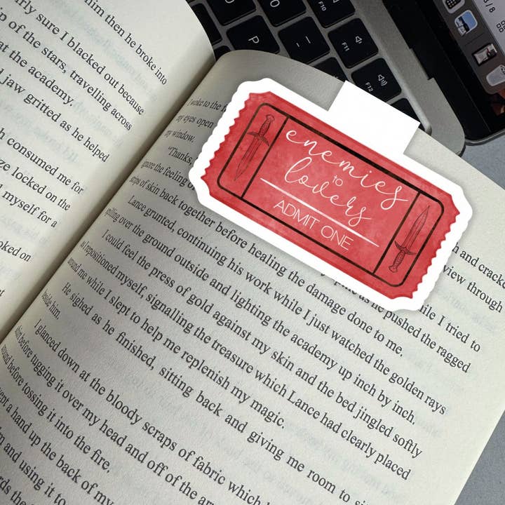 Segnalibro magnetico con temi dei romanzi rosa per la vendita all'ingrosso da parte di Serafine Art and Design