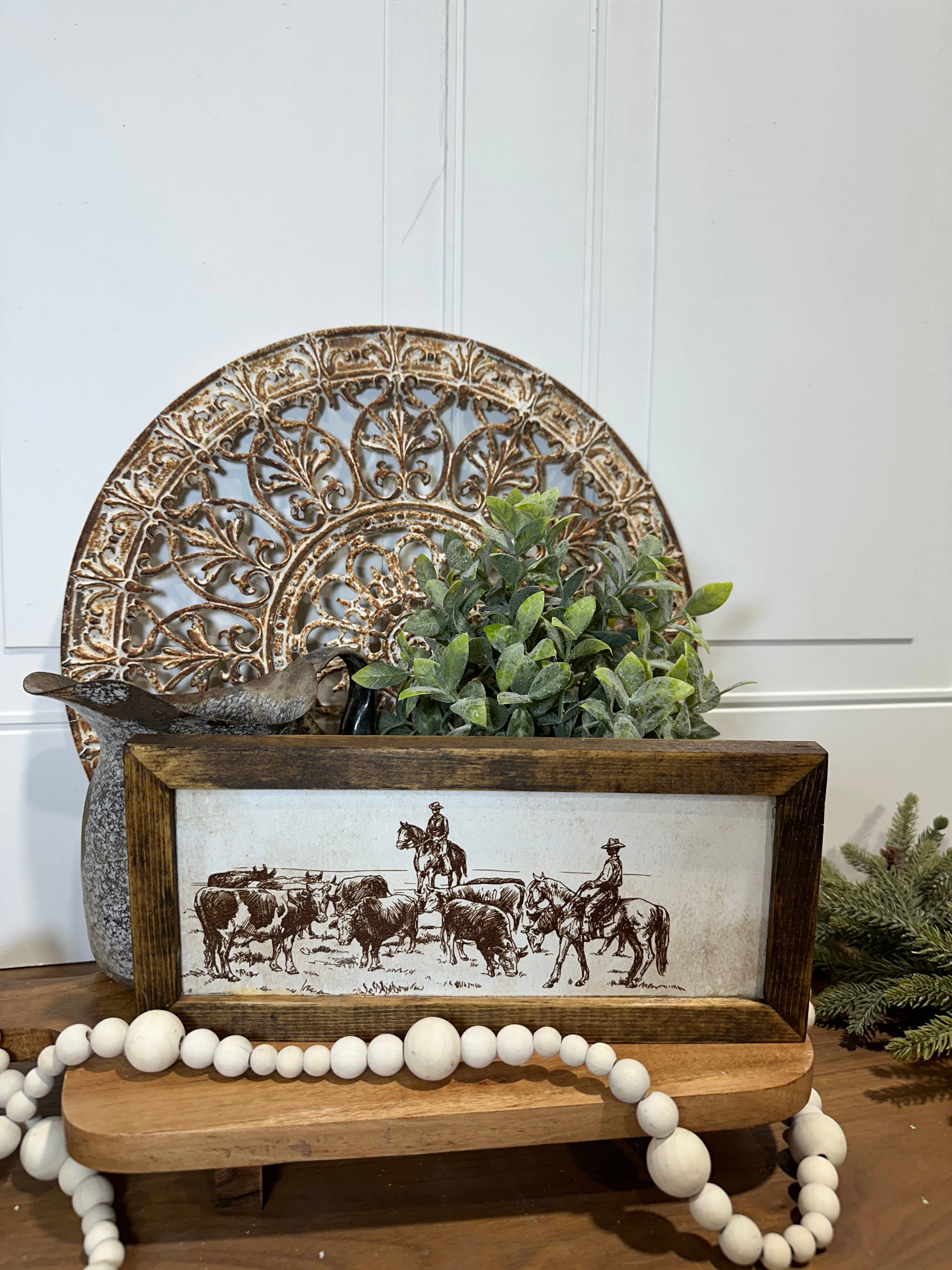 The Broken Board – Großhandel Kunstdruck – Viehabtrieb, Viehtrieb, Ranch1