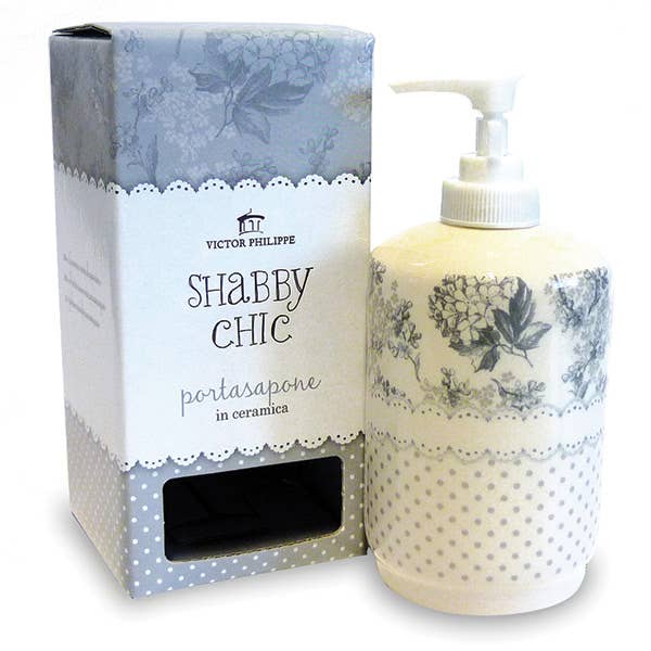 SHABBY C. GRIGIO PORTA SAPONE IN CERAMICA per la vendita all'ingrosso da parte di Victor Philippe