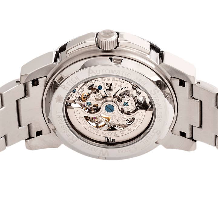 Reign - Wholesale Wrist watch – Men's - Reign Philippe Automatic Skeleton Bracelet Watch3