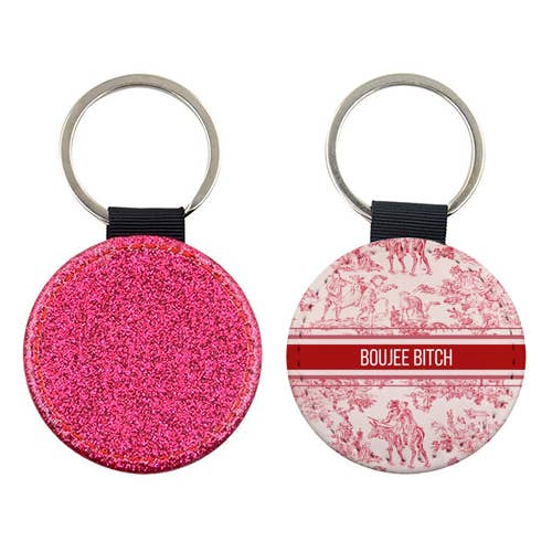 ART WOW - Wholesale Keychain – Women's - Keyrings 'BOUJEE BITCH' by Lilly Rose3