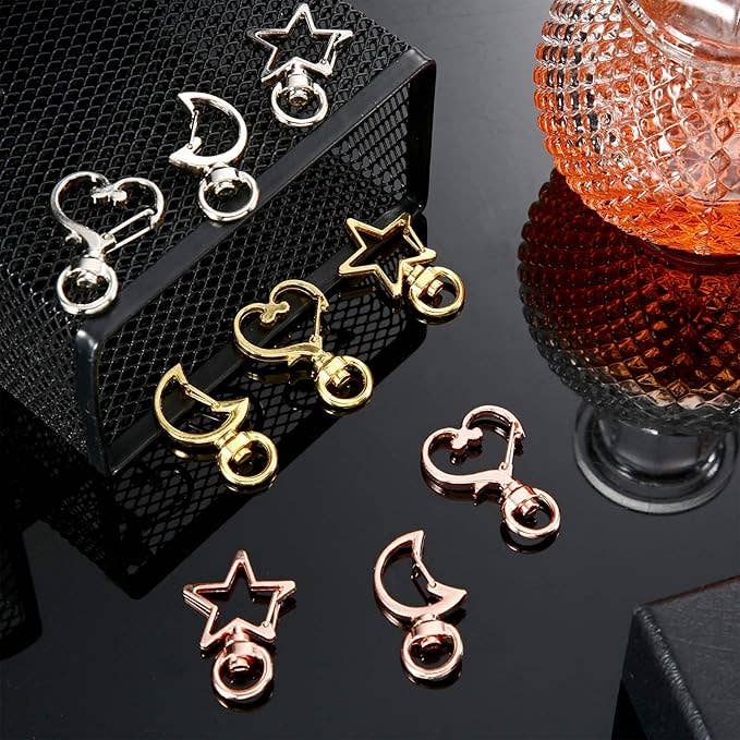 Crover - Wholesale Keychain - Unisex - Heart, Star, Moon Keychain (Assorted Color)6