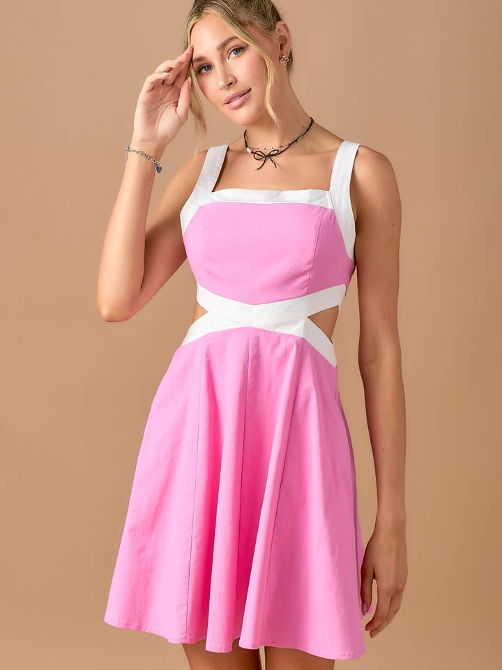BABY PINK - Venta al por mayor Vestido - Mujer - Vestido con escote cuadrado14