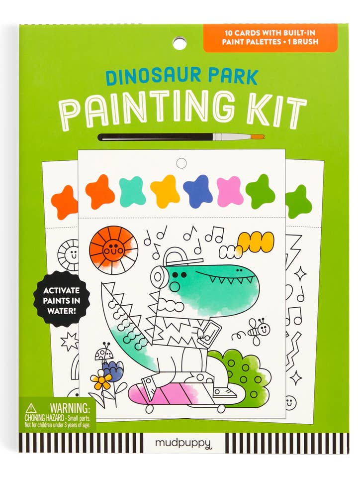 Dinosaur Park Painting Kit for wholesale by Chronicle Books