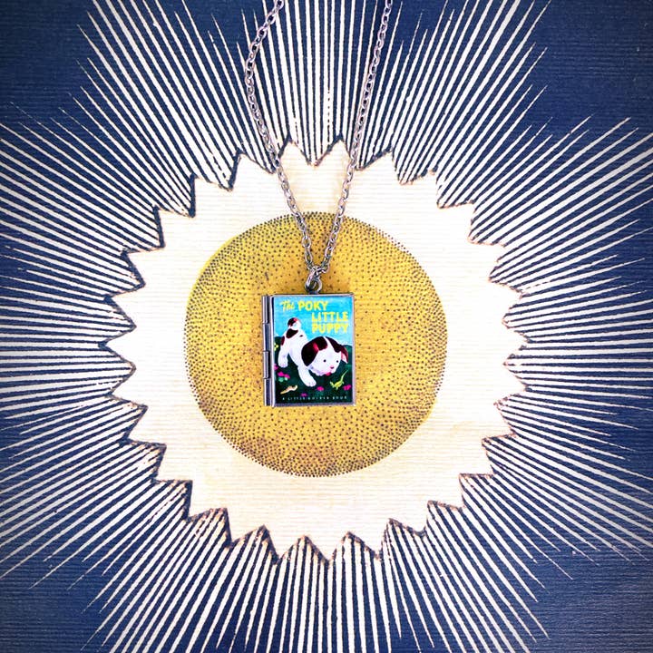 Marshall and Rose - Wholesale Pendant/Charm Necklace - Book Locket The Poky Little Puppy