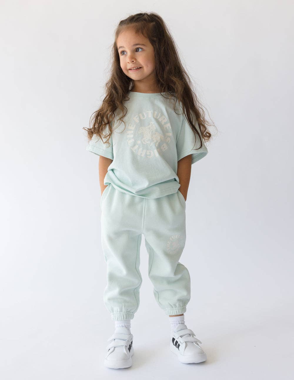 Elevated Faith – wholesale Mjukis- och joggingbyxor – The Future Is Bright Kids Sweatpant2