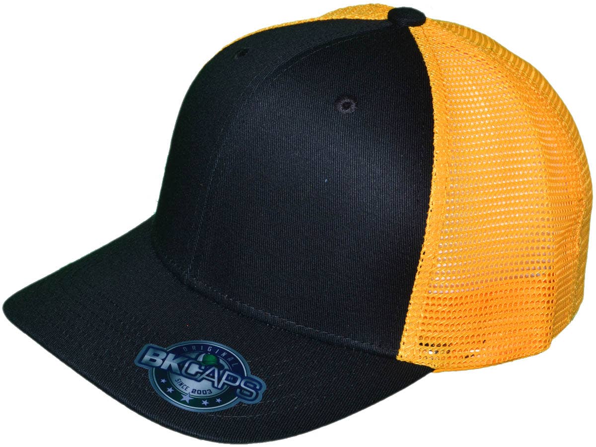 Buck Wholesale - Vendita all'ingrosso Cappellino  da camionista - Unisex - Cappellini Trucker Vuoti - 6 Pannelli Strutturati con Visiera Leggermente Curva44