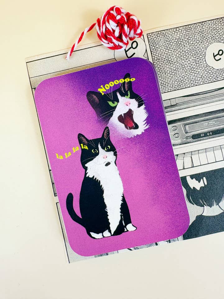 Adesivo dei Pensieri Interiori di un Gatto - NOOOOO! per la vendita all'ingrosso da parte di The Wednesday Co