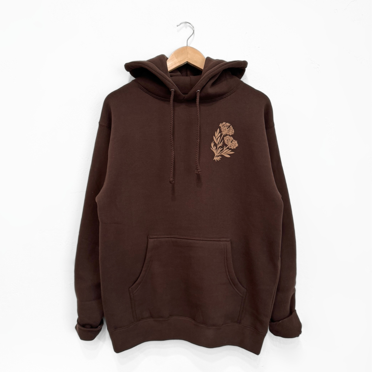 The Montana Scene - Wholesale Hoodie - Unisex - Wild Field Unisex Hoodie - Brown4