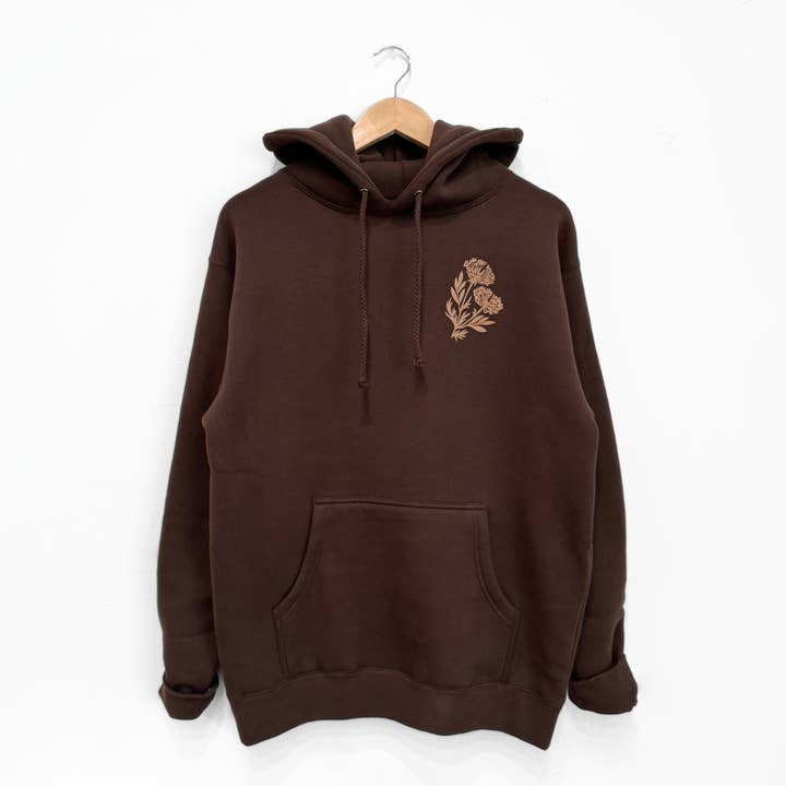 The Montana Scene - Wholesale Hoodie - Unisex - Wild Field Unisex Hoodie - Brown4