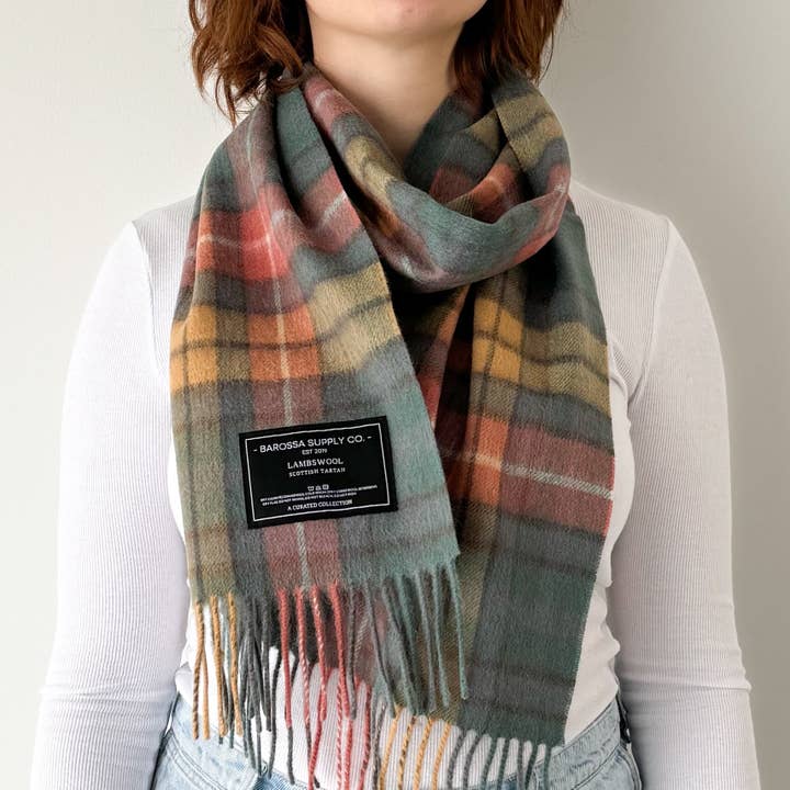 Barossa Supply Co. - Wholesale Scarf - Unisex - Buchanan Antique -Scottish Tartan Lambswool Scarf