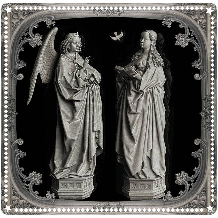 DRAWING MAT THE ANNUNCIATION for wholesale by Voglio Bene