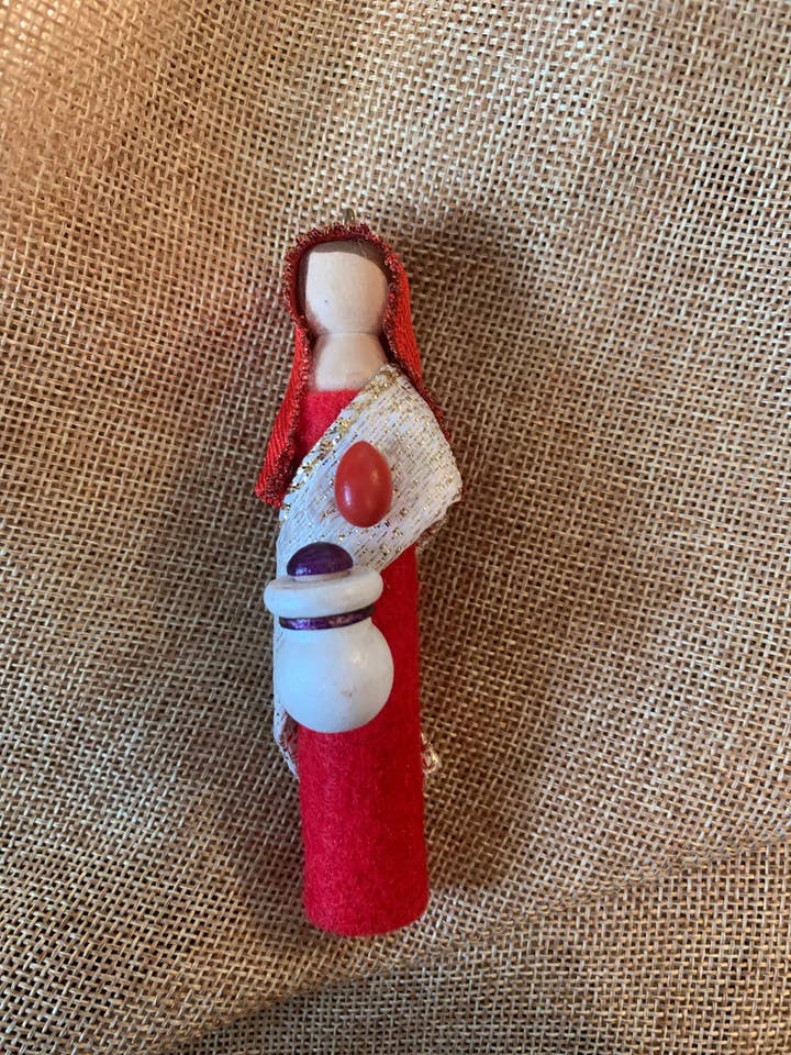 Maria-Magdalena-Dekofigur aus Holz für den Großhandel von Our Saint Family