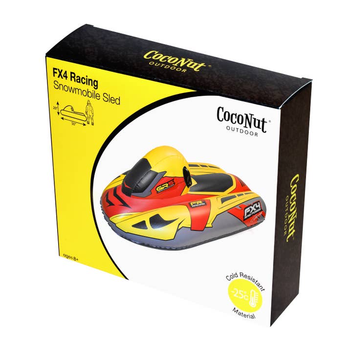 Coconut Outdoor – wholesale Uppblåsbar leksak - Barn och baby – Uppblåsbar snöskoter släde - FX4 Racing5