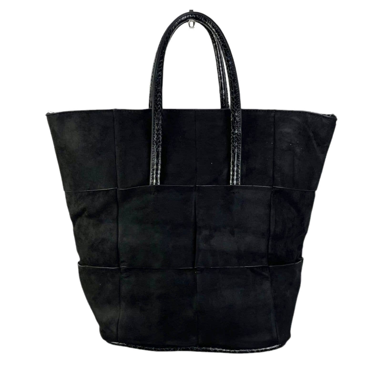 Chenson & Gorett - Wholesale Tote Bag - Women's - Large Velvet Bag with Large Capacity and Square Design0